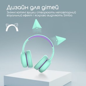 Навушники Promate Simba Emerald (6959144058924)