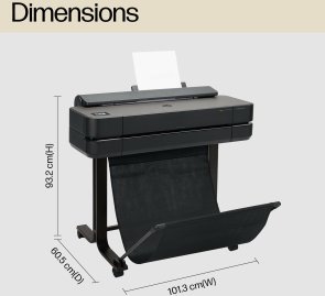 Плотер HP DesignJet T650 36 A0 Plus with Wi-Fi (5HB10D)