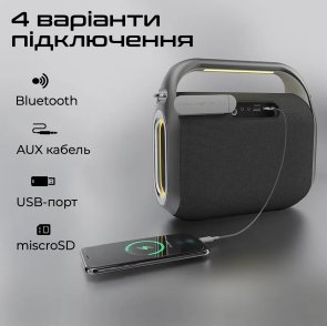 Акустика для вечірок HiFuture Musicbox200 Black (6972576181800)