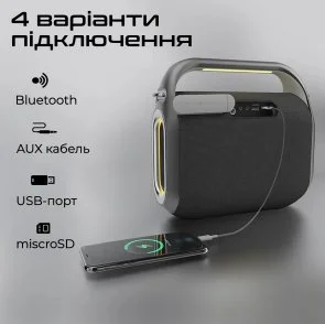 Фото: Акустика для вечірок HiFuture Musicbox200 Black (6972576181800) № 8 | KTC