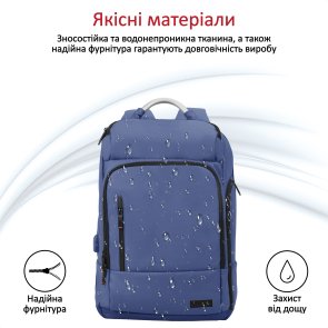 Рюкзак для ноутбука Promate Trekpack-bp Blue (6959144039824)
