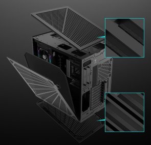 Корпус Gamdias Neso P1 Pro B Black with window (4711514500424)