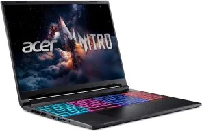 Фото: Ноутбук Acer Nitro V 16S ANV16S-71-92SQ NH.U29EU.004 Black - 16" IPS 180 Гц / Intel Core 9 / 270H / DDR5 32 ГБ / PCI-E SSD 1 ТБ / GeForce RTX 5070 № 2 | KTC
