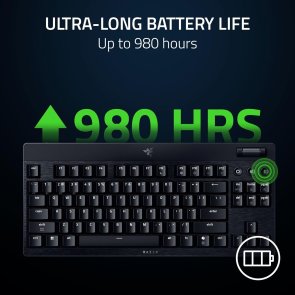 Клавіатура Razer BlackWidow V4 Low-Profile TKL HyperSpeed Green Switch WL/BT/USB (RZ03-05450500-R3M1)