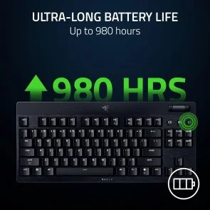 Фото: Клавіатура Razer BlackWidow V4 Low-Profile TKL HyperSpeed Orange Switch WL/BT/USB (RZ03-05450700-R3M1) № 11 | KTC