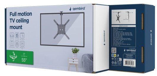 Кронштейн Gembird CM-55ST-01 Black