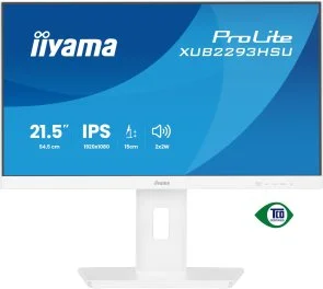 Фото: Монітор iiyama XUB2293HSU-W7 White - 21.5" IPS / 1920×1080 / 100 Гц / Pivot / HAS № 2 | KTC
