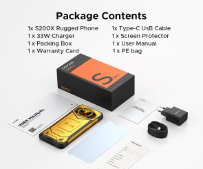 Смартфон Doogee S200X 5G 12/512GB Black (6923740243411)