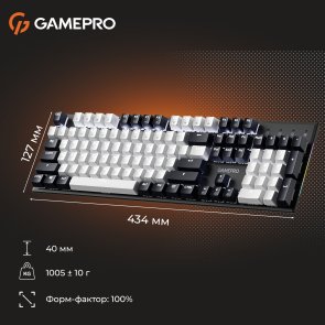  Клавіатура GamePro Genesis Joker MK144B Red Switches USB Black