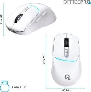 Фото: Миша OfficePro M468W Wireless White № 12 | KTC