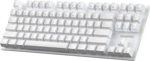 Фото: Клавіатура GamePro Genesis Joker MK124W Red Switches USB White № 2 | KTC