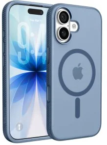 Фото: Чохол Belkin for Apple iPhone 17 - Magnetic Protective Grip Navy (MSA034HQNY) № 2 | KTC