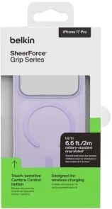 Фото: Чохол Belkin for Apple iPhone 17 Pro - Magnetic Protective Grip Lavender (MSA035HQLV) № 15 | KTC