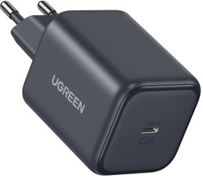 Мережевий зарядний пристрій Ugreen X524, 1xType-C, GaN, 45W, Black (65052)