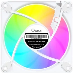 Фото: Кулер Ocypus Gamma F12 Elite ARGB White (GAMMA-F12-WH1AM00E-GL) № 3 | KTC