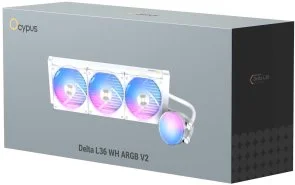 Фото: Система рідинного охолодження Ocypus Delta L36 WH ARGB V2 (DELTA-L36-WH3AAWNN02X-GL) № 7 | KTC