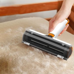 Щітка для видалення шерсті тварин з контейнером Lapka LPK-18