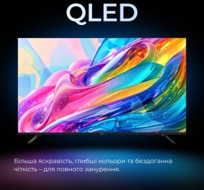 Телевізор QLED Kivi 32H820KB (Google TV, Wi-Fi, 1366x768)