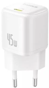 Фото: Зарядний пристрій Baseus PicoGo GaN 45W White (P10176800213-00) № 4 | KTC