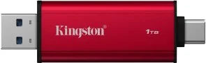 Фото: Зовнішній SSD-накопичувач Kingston Dual Portable 1TB Red (SPSD/1TB) № 4 | KTC