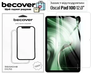 Фото: Захисне скло BeCover for Oscal Pad 100 12.0 (713696) № 2 | KTC