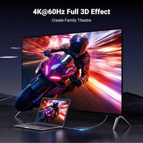 Кабель UGREEN DP119 v1.2 HDMI / DP 3m Black (25491)