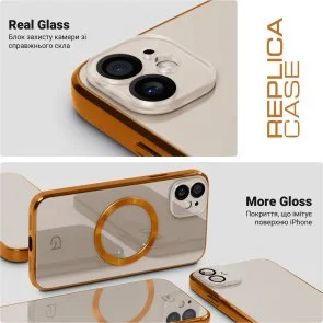 Фото: Чохол ArmorStandart for Apple iPhone 11 - Replica MagSafe Beige Gold (ARM76167) № 3 | KTC