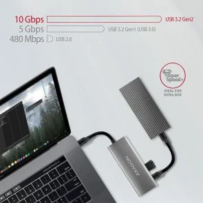 Фото: USB-хаб Axagon HMC-5G2 rev 2.0 Grey № 6 | KTC