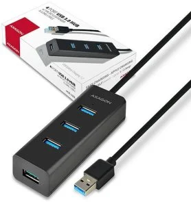 Фото: USB-хаб Axagon HUE-S2BL Black № 7 | KTC