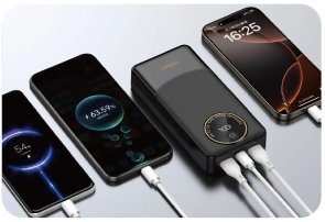 Батарея універсальна Dudao K12 Pro 20000mAh 22.5W Black (6976625333899)