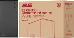 Корпус 2E Credo V200B Black (2E-V200B)