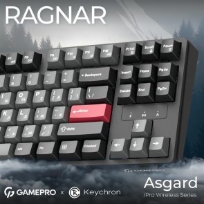 Клавіатура GamePro Asgard Ragnar MK285BK WL/BT/USB Black