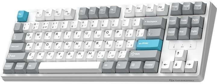 Клавіатура GamePro Asgard Ragnar MK285WH WL/BT/USB White