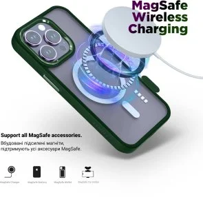 Фото: Чохол ArmorStandart for Apple iPhone 13 - Unit MagSafe Dark Green (ARM66938) № 3 | KTC