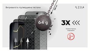 Захисне скло iLera for Apple iPhone 17 Pro - DeLuxe Incognito (ILINDL17PR)