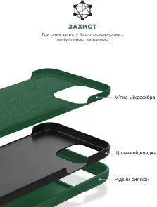 Фото: Чохол ArmorStandart for Apple iPhone 14 Pro - ICON2 Case Olive (ARM68463) № 6 | KTC