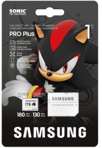 FLASH пам'ять Samsung Pro Plus Sonic the Hedgehog UHS-I V30 U3 Micro SDXC 1TB with adapter (MB-MD1T0SA/LC1)