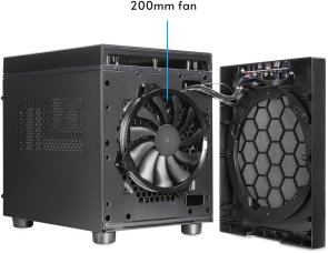 Корпус Chieftec The Cube Black (CI-03B-OP)