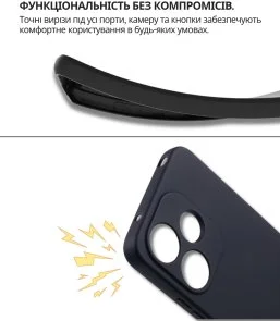 Фото: Чохол BeCover for Xiaomi Redmi 13x - Black (714685) № 5 | KTC