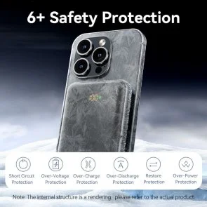 Фото: Батарея універсальна Vention FHNW0 10000mAh 20W/Qi 15W White № 3 | KTC