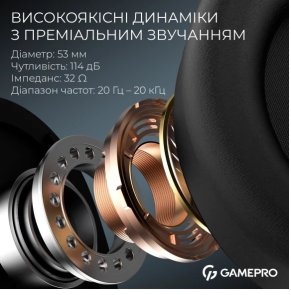 Гарнітура накладна Gamepro Asgard Skald, Black ( Gaming )
