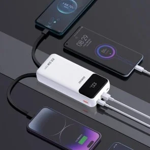 Фото: Батарея універсальна Dudao K15 Pro 20000mAh 22.5W White (6977196682447) № 5 | KTC