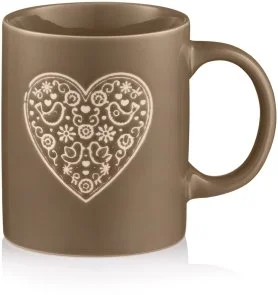 Фото: Чашка Ardesto Heart 320ml Gray (AR3074G) № 3 | KTC
