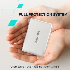 Батарея універсальна Canyon On Power 511 10000mAh 20W with MagSafe 15W Black (CNS-CPB511B)