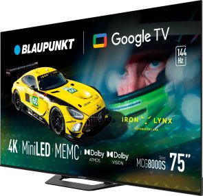 Телевізор MiniLED Blaupunkt 75MCG8000S (Google TV, Wi-Fi, 3840x2160)