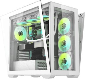 Корпус DARKFLASH DLX4000 White with window (DLX4000 WHITE)
