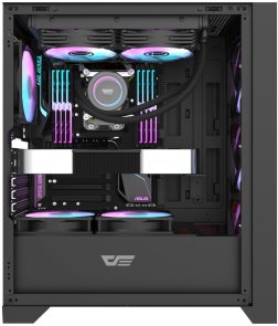 Корпус DARKFLASH DRX70 Mesh Black with window (DRX70 MESH BLACK)
