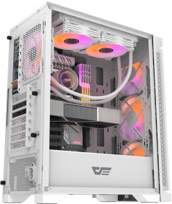 Корпус DARKFLASH DK361 White with window (DK361 WHITE)