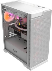 Корпус DARKFLASH DK361 White with window (DK361 WHITE)