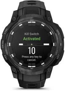 Фото: Смарт годинник Garmin Instinct Crossover AMOLED - Tactical Edition Black (010-03398-02) № 3 | KTC